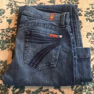 EUC 7 for all mankind Dojo jeans size 27